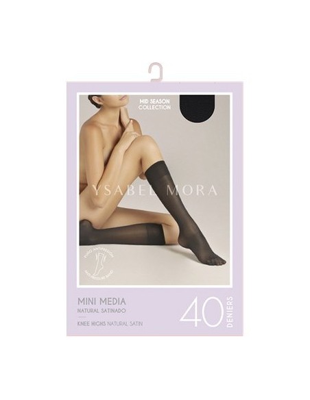 MINI-MEDIA-40DEN-NEGRA-YSABEL-MORA-PIJAMAS Y BRAGUITAS