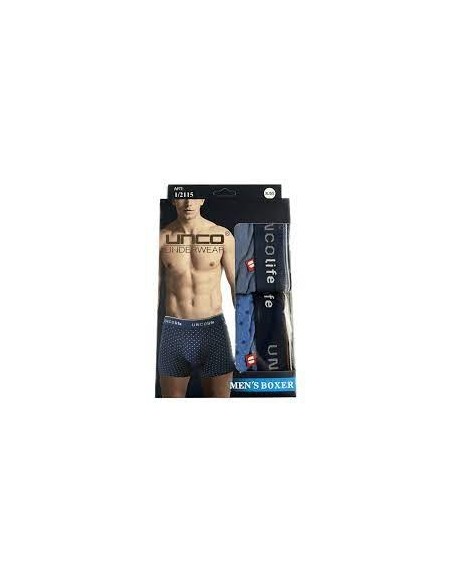 BOXER UNCO PACK 2 UNIDADES ALGODON.BAÑO Y SUJETADORES SELENE