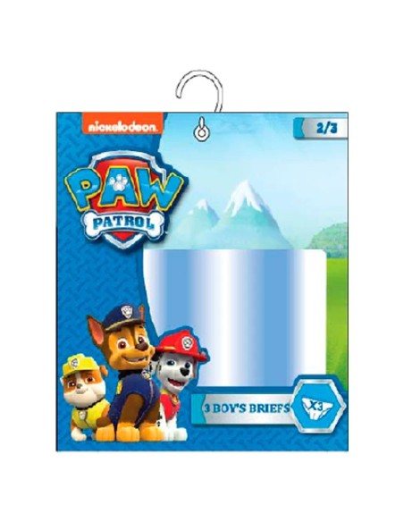 slip patrulla canina pack 3 algodon.colorin-colorado