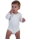 BODY MANGA LARGA BEBE 100% ALGODON.ARRULLOS Y MUSELINAS